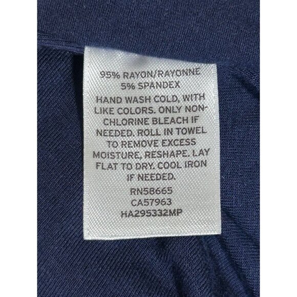 Halogen Jersey Knit Long Sleeve Ruched Bodycon Dress in Navy - Sz PS - NWT - Picture 6 of 6